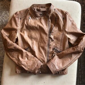 Women's Brown Leather Jacket
